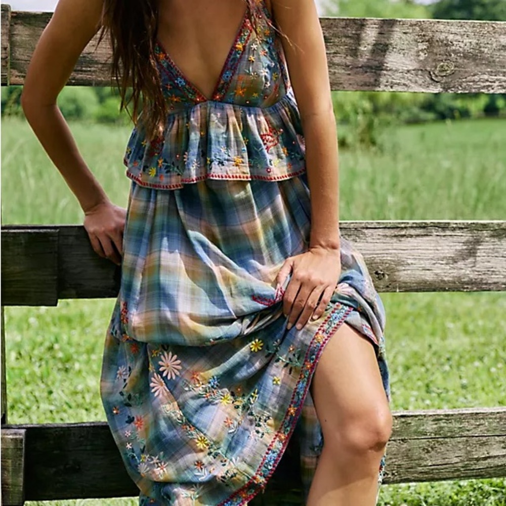 Free People Songs of Summer Maxi Dress NWT